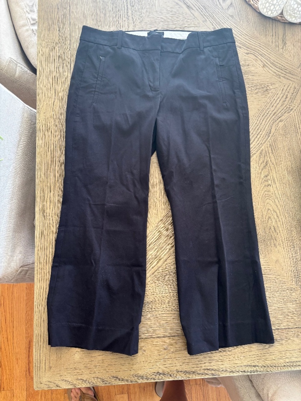 Stylish J.Crew Kick Flare Cropped Pants